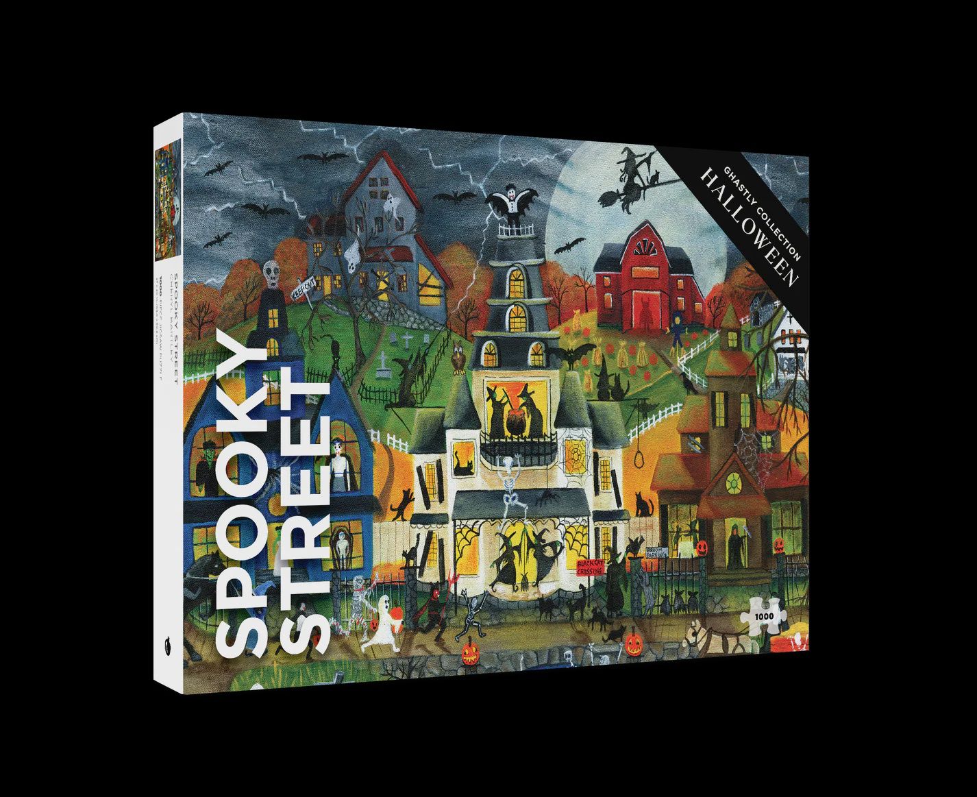 Cheryl Bartley: Spooky Street 1000-Piece Puzzle