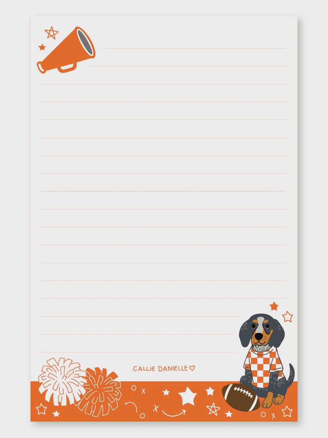 Knoxville 4x6 Notepad