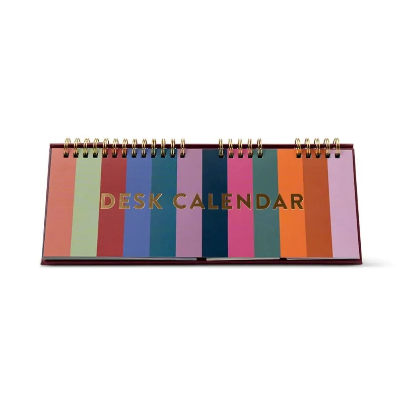 Perpetual Desk Calendar - Colorblock