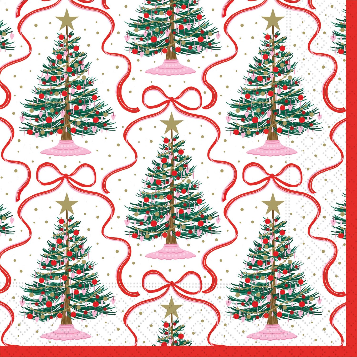 Christmas Charm Luncheon Napkin