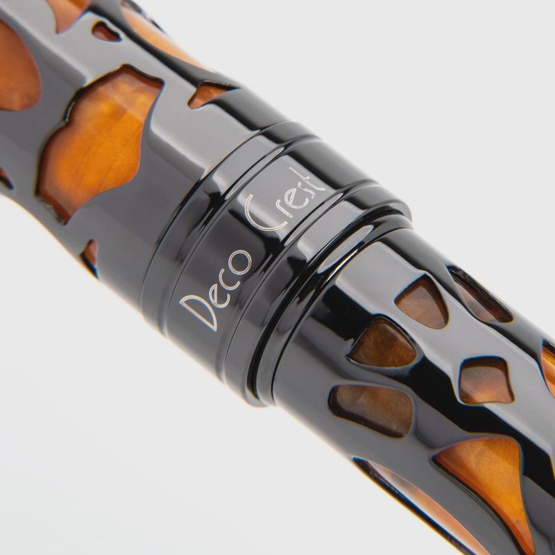 Endura Deco Crest Orange/Gunmetal Fine Nib