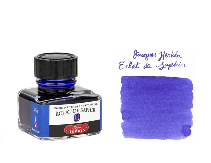 Encre D'Ecriture Writing Ink Eclat De Saphir