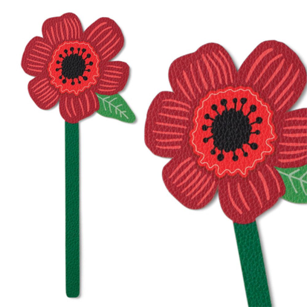 Flower Bookmark Assorted, Type: Poppy