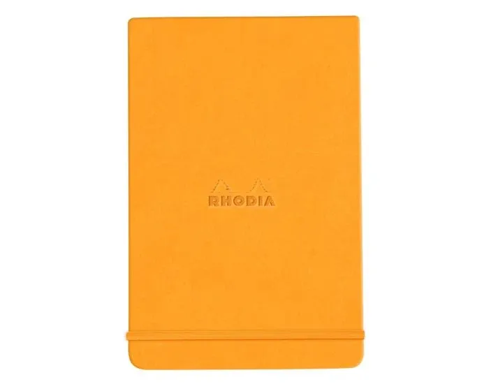 A6 Webnotepad Lined Orange