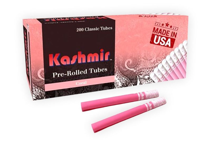 Kashmir Tubes King Size - Coral