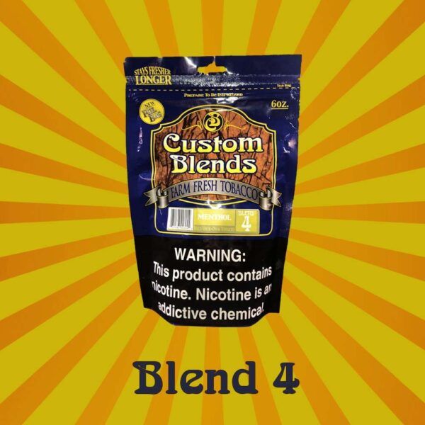 Custom Blends Tobacco - Blend 4 - 6oz Bag