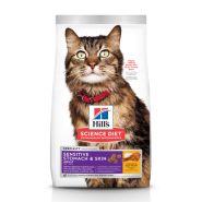 Hill&#39;s Science Diet Cat Adult Sensitive Stm&amp;Skn Chk 7 lb