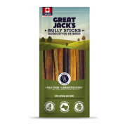 Great Jack&#39;s Dog Canadian Bully Sticks 5&quot;- 7&quot; 6 pk
