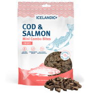 Icelandic+ Cat Combo Bites Mini Cod &amp; Salmon 1.75 oz