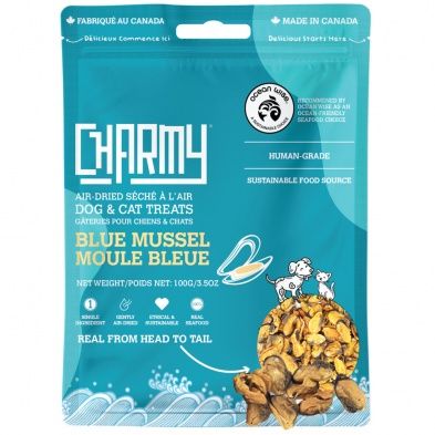 CHARMY PET Dog &amp; Cat Treat Blue Mussel 100g