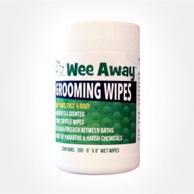 WEE Away Grooming Wipes Green Tea 100ct