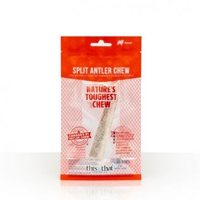 THIS &amp; THAT Antler Chews Puppy Split