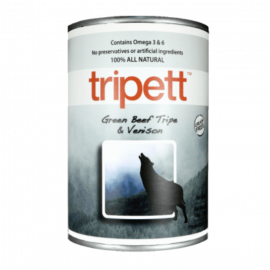 TRIPETT Dog Green Beef Tripe &amp; Venison 396g