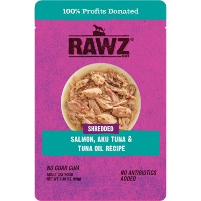 RAWZ Cat Shredded Chicken Breast &amp; Egg Pouch 69g