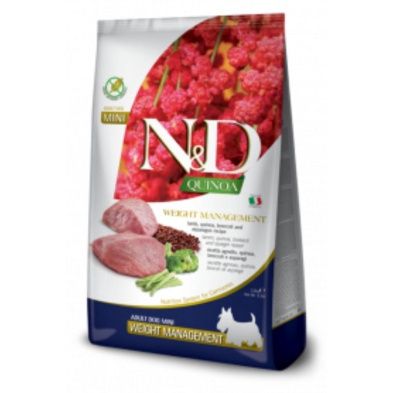 FARMINA QUINOA Dog Wgt Mgt Lamb Broc ASP AD Mini 2.5kg
