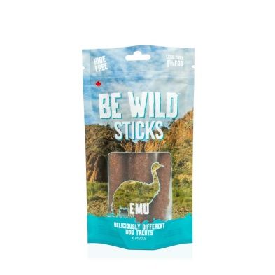THIS &amp; THAT Be Wild Exotic Sticks Emu 100g
