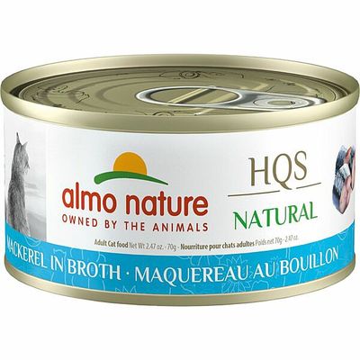 ALMO NATURE HQS NATURAL Mackerel in Broth 70GM