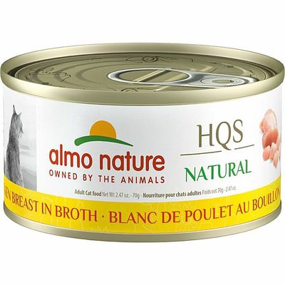 ALMO NATURE HQS NATURAL Chicken Breast in Broth 70GM