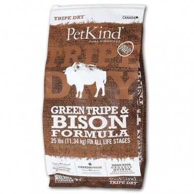 PETKIND Green Tripe &amp; Bison Formula  11.34kg