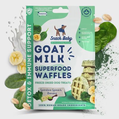 Snack Baby Super Food Waffles - Spirulina Spinach