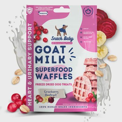 Snack Baby Super Food Waffles - Cranberry Beetroot