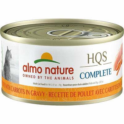 ALMO NATURE HQS COMPLETE Chicken with Carrots in Gravy 70GM