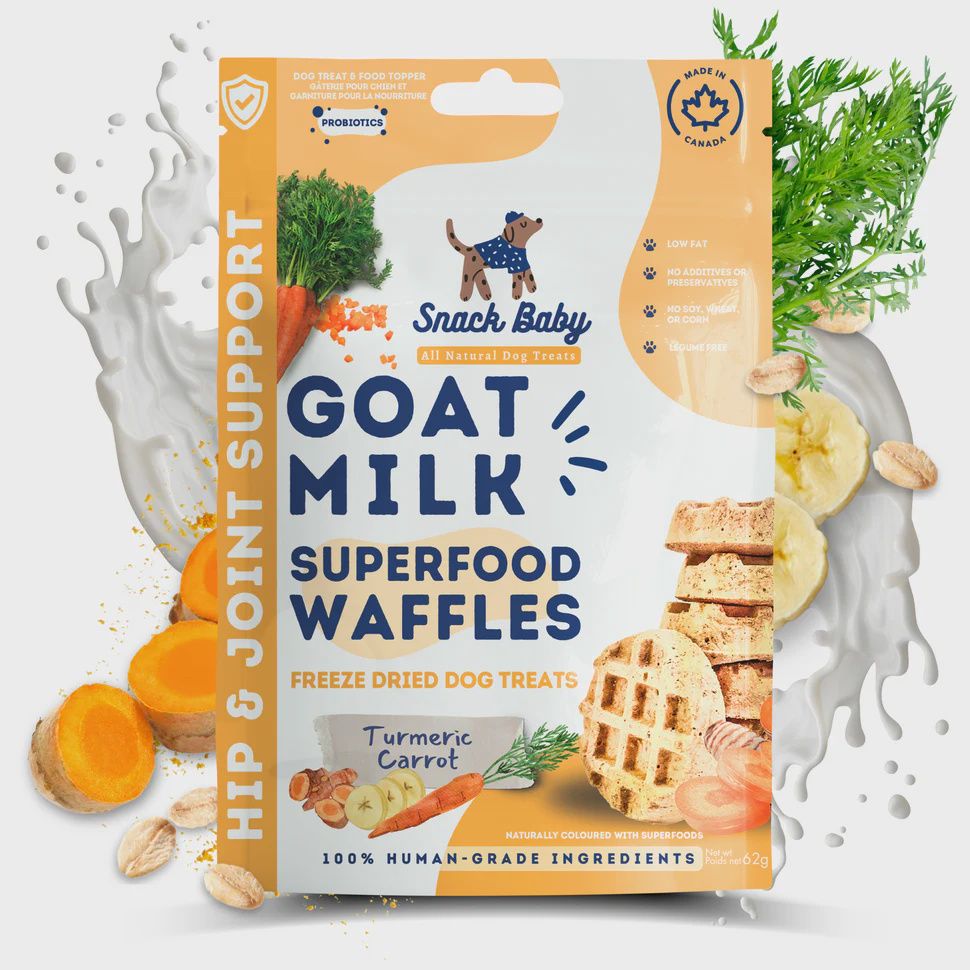 Snack Baby Super Food Waffles - Tumeric Carrot