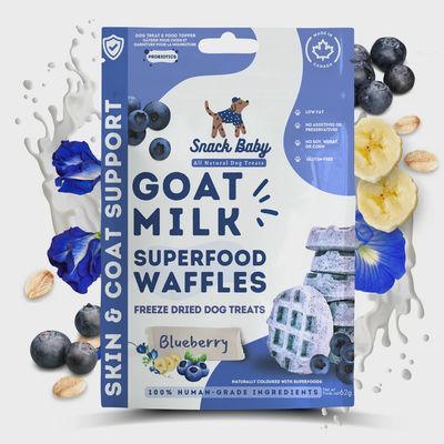 Snack Baby Super Food Waffles - Blueberry