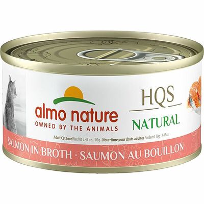 ALMO NATURE HQS NATURAL Salmon in Broth 70GM