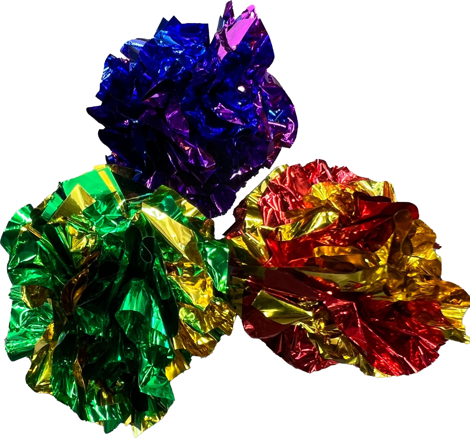 5CM MYLAR CRINKLE BALL