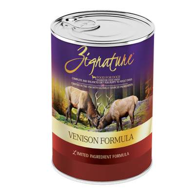 Zignature Dog LID Venison 13 oz