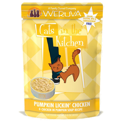Weruva Cats in Kitchen Pumpkin Lickin&#39; Chicken 3 oz Pouch