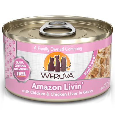 Weruva Cat GF Amazon Livin&#39; 3 oz