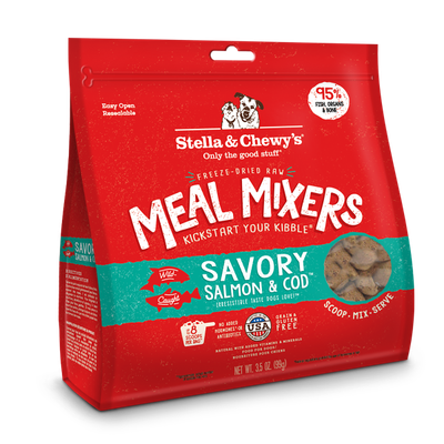 STELLA MEAL MIXER SC FD Savory Salmon &amp; Cod Meal Mixers 3.5OZ