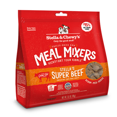 Stella&amp;Chewys Dog FD Mixers Stella&#39;s Super Beef 3.5 oz