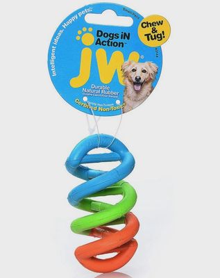 JW Dogs In Action Vanilla Infused Rubber Dog Toy - LARGE