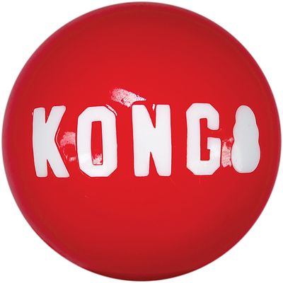 KONG Signature Balls Medium Single Squeak