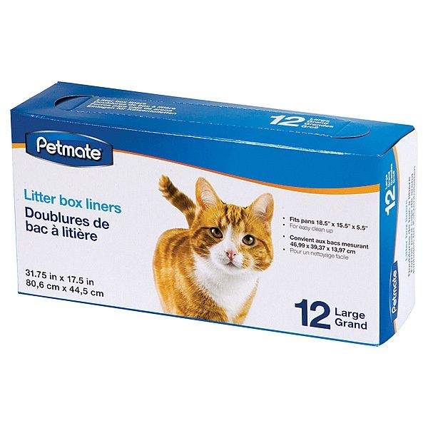 Litter Pan Liners Large 12PK