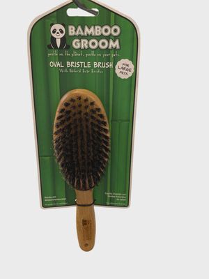 OVAL BRISTLE BRUSH - LARGE 2.25&quot;WX9&quot; TALL