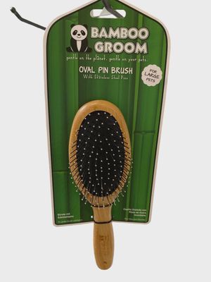 OVAL PIN BRUSH - LARGE 2.25&quot;WX9&quot; TALL