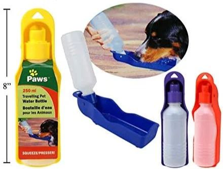 PAWS 250 ml Travelling Pet Water Bottles