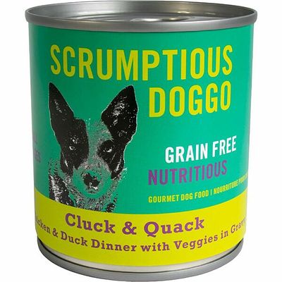 SCRUMPTIOUS DOGGO Chicken Duck &amp; Veggie Dinner in Gravy 9OZ