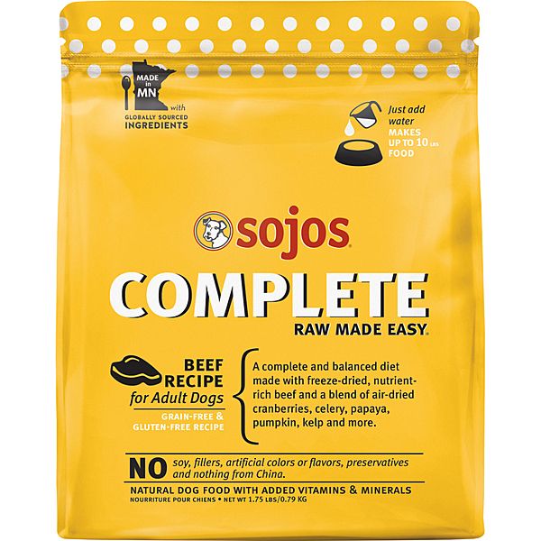 SOJOS COMPLETE FD Beef Recipe 1.75LB