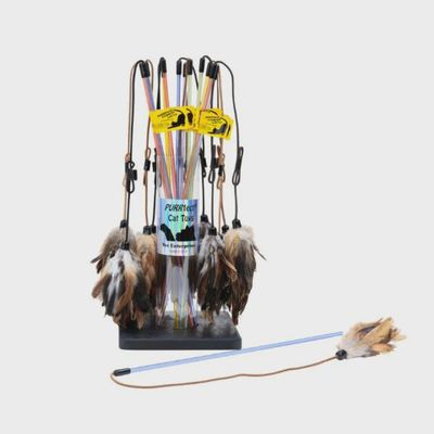 VEE PURFECT POUNCER wand CAT TOY (18&quot; WAND)