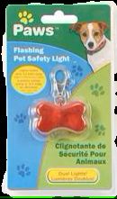 PAWS Flashing Pet Safety Light