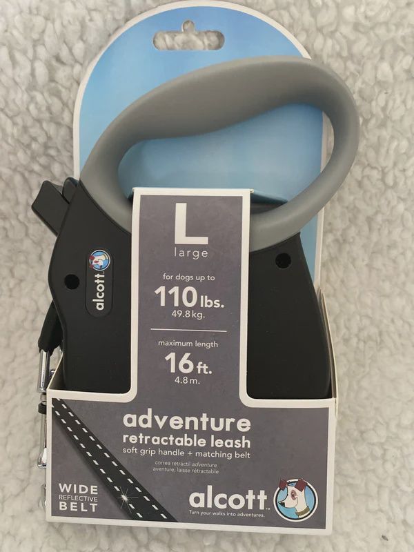 RETRACTABLE LEASH - LARGE / BLK