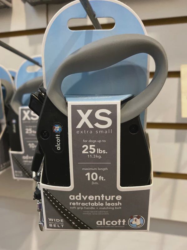 RETRACTABLE LEASH - X-SMALL / BLK