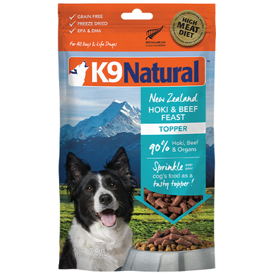 K9 Natural Dog Freeze-Dried Hoki &amp; Beef 3.5oz