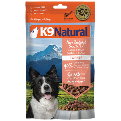 K9 Natural Dog Freeze-Dried Lamb &amp; King Salmon 3.5oz