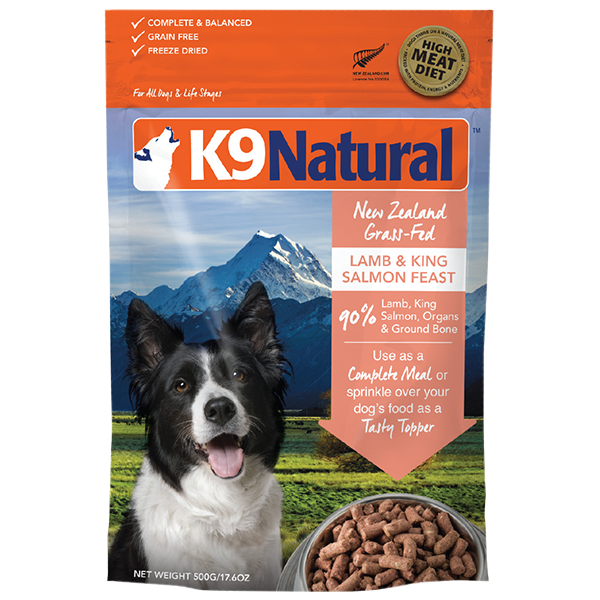 K9 Natural Dog Freeze-Dried Lamb &amp; King Salmon 1.1lb